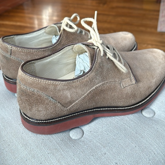 1901 Nordstrom Round Roe Oxford Suede Lace Up Dress Shoes Men's 8M - Picture 6 of 11